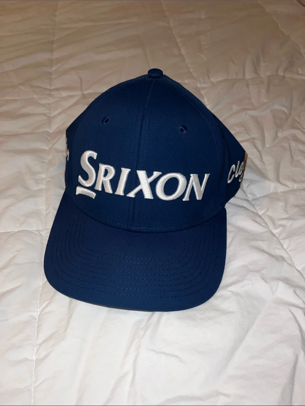 Srixon Men's Navy Baseball Cap with White Embroidery